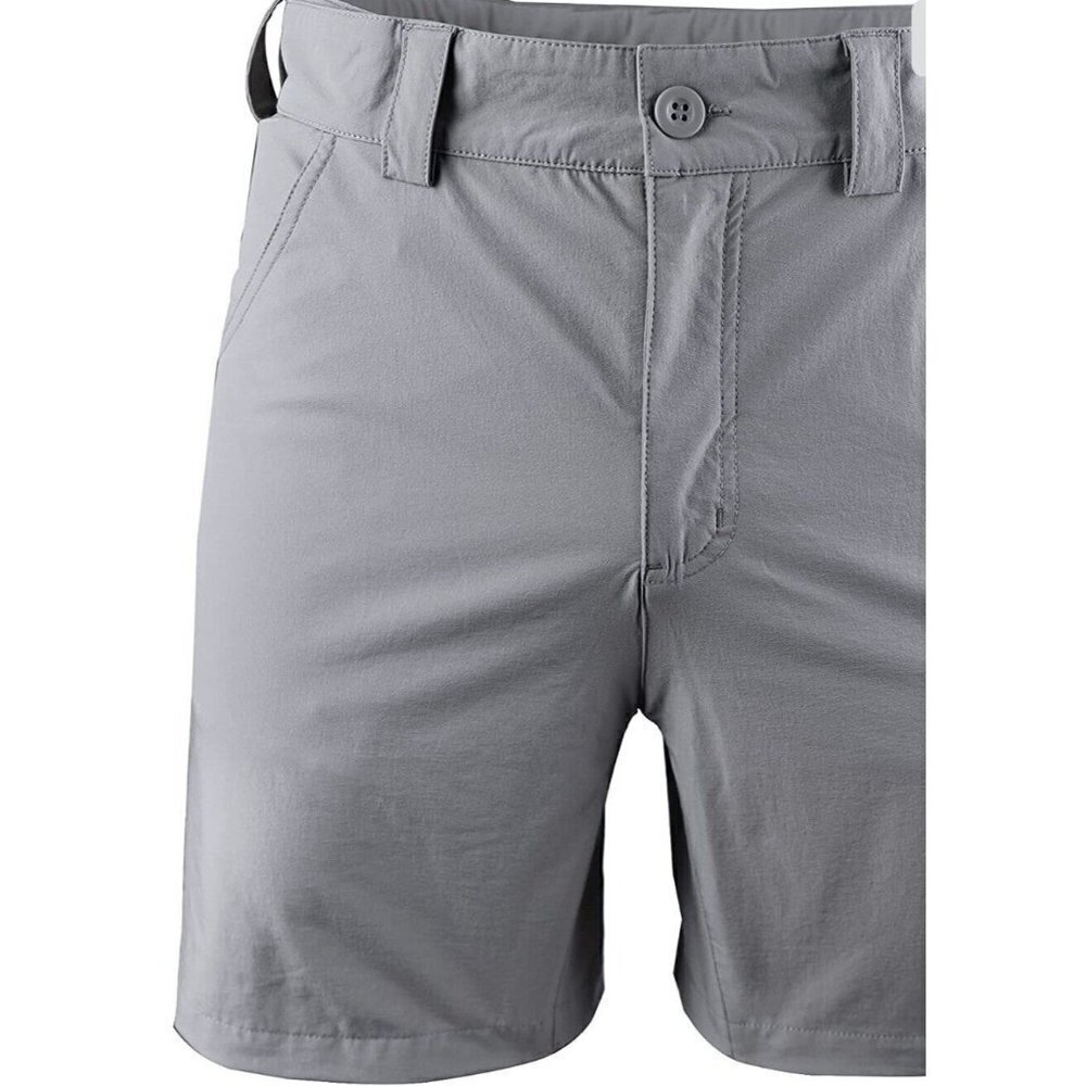 FitsT4 Men’s Cargo Hiking Shorts Gray‎ Stretch Water Resistant Quick Dry L